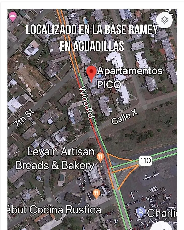 Rum i privatbostad Pico Apartment Ramey Base Aguadilla